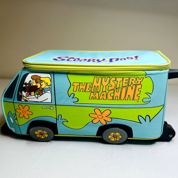 Scooby Doo Other - SCOOBY DOO MYSTERY MACHINE SUITCASE ROLLING LUGGAGE VINTAGE BAG